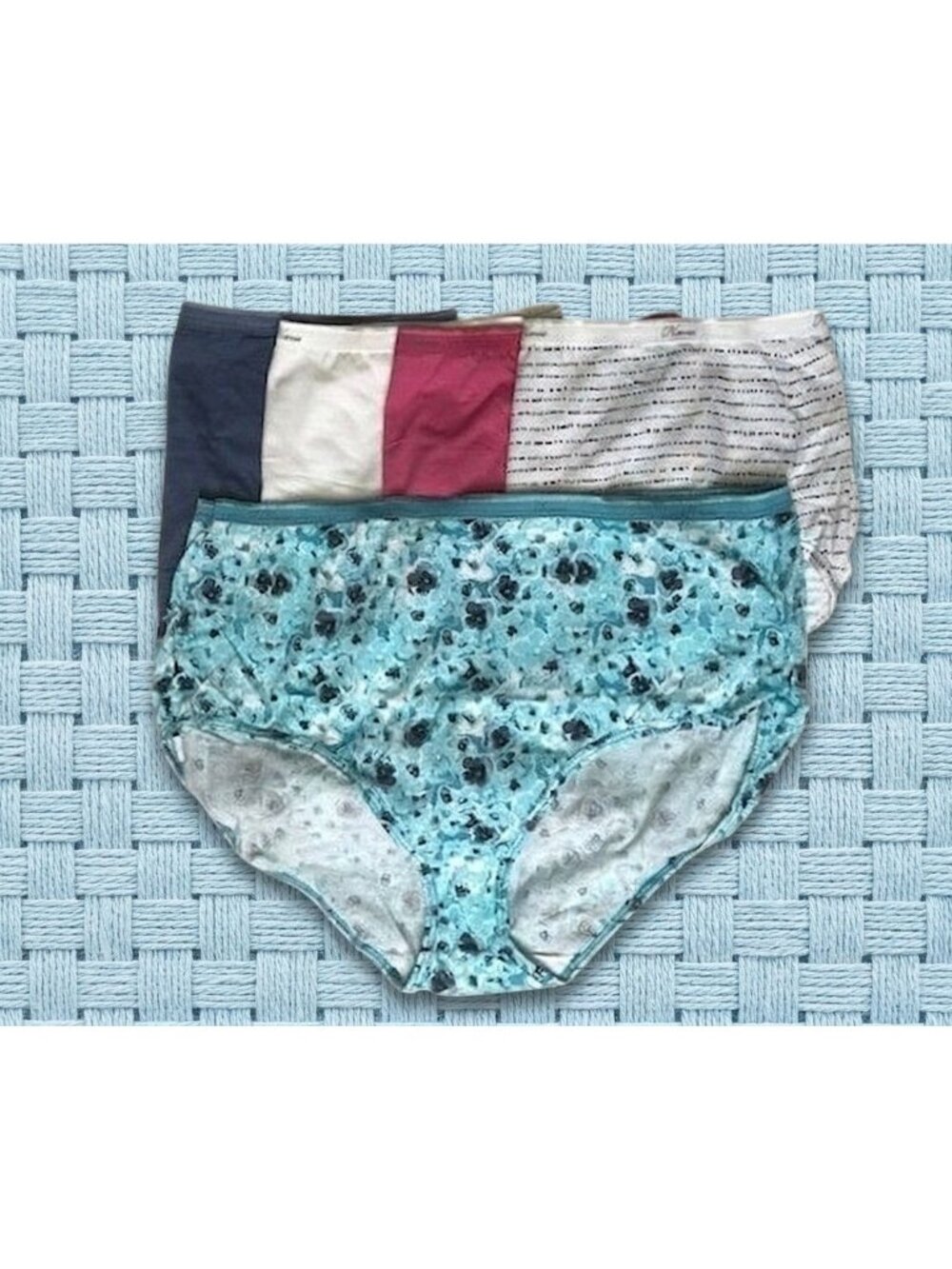 Hanes Women's Tagless Set of 5 Cotton Briefs 10/3XL